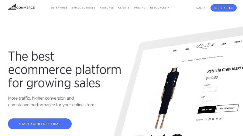 BigCommerce is an in-box eCommerce solution